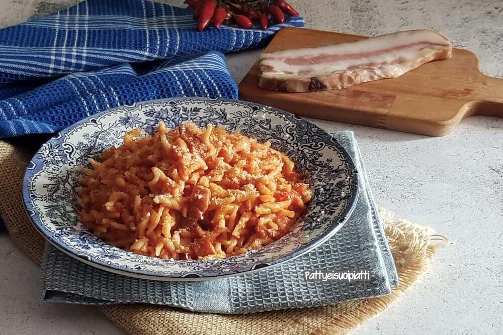 Trofie alla Amatriciana
