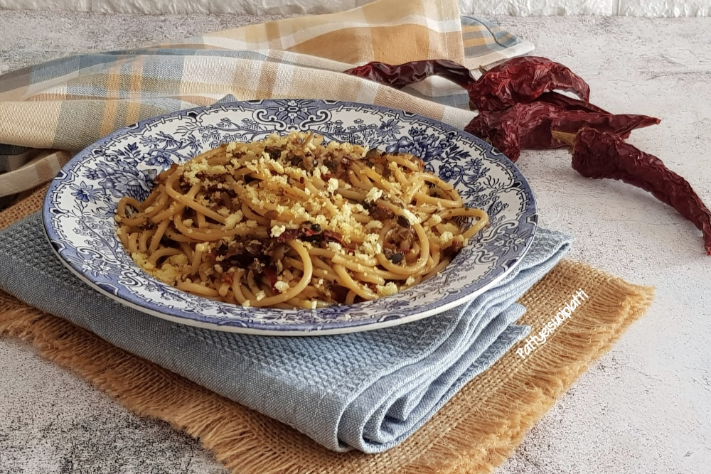 geschmackvolle Spaghetti mit Peperone Crusco