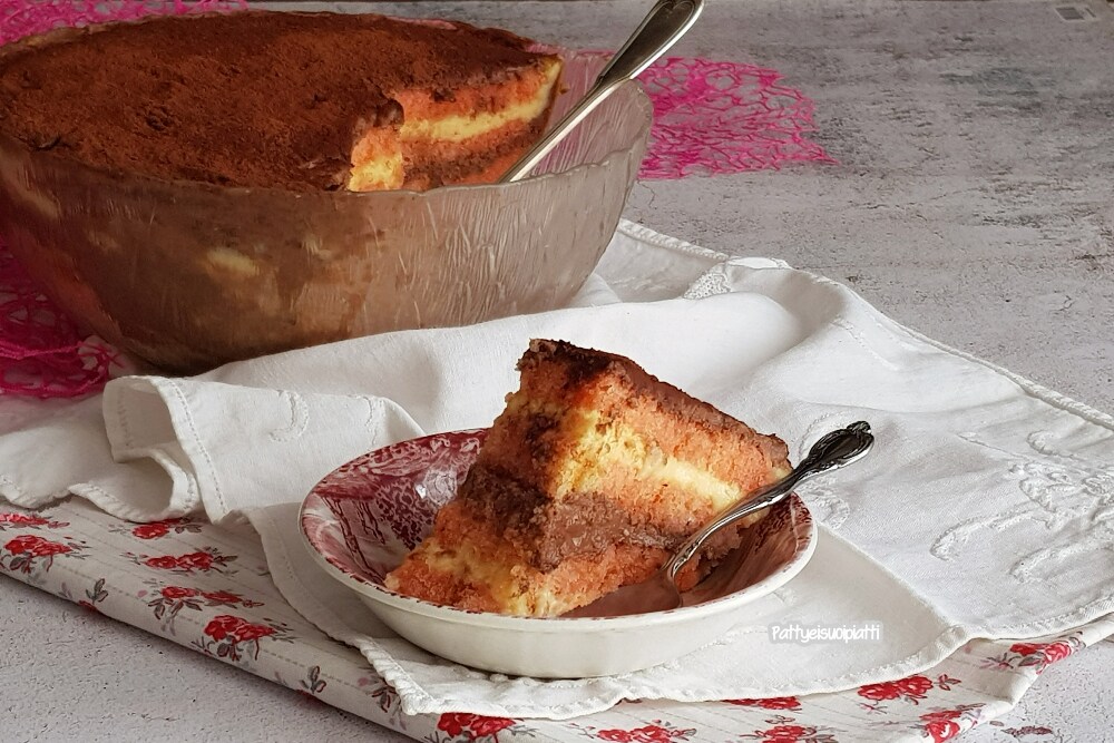 zuppa inglese mit biskuit