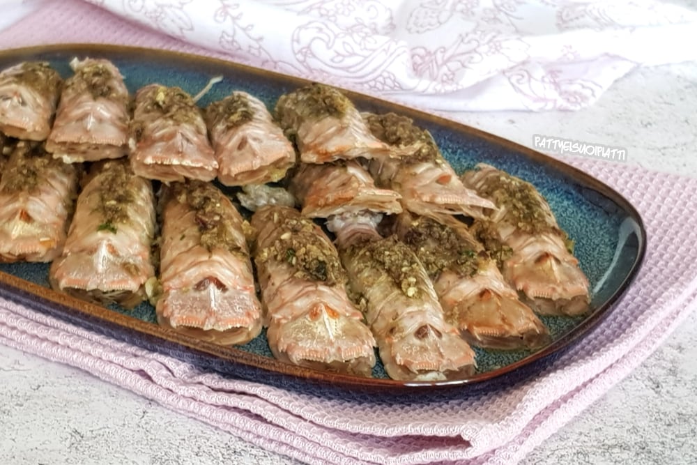 gratinierte Mantisschnecken