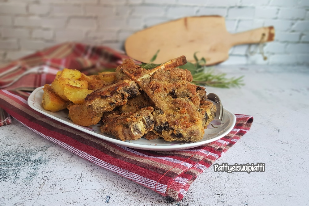 Lammrippchen mit Ofenkartoffeln