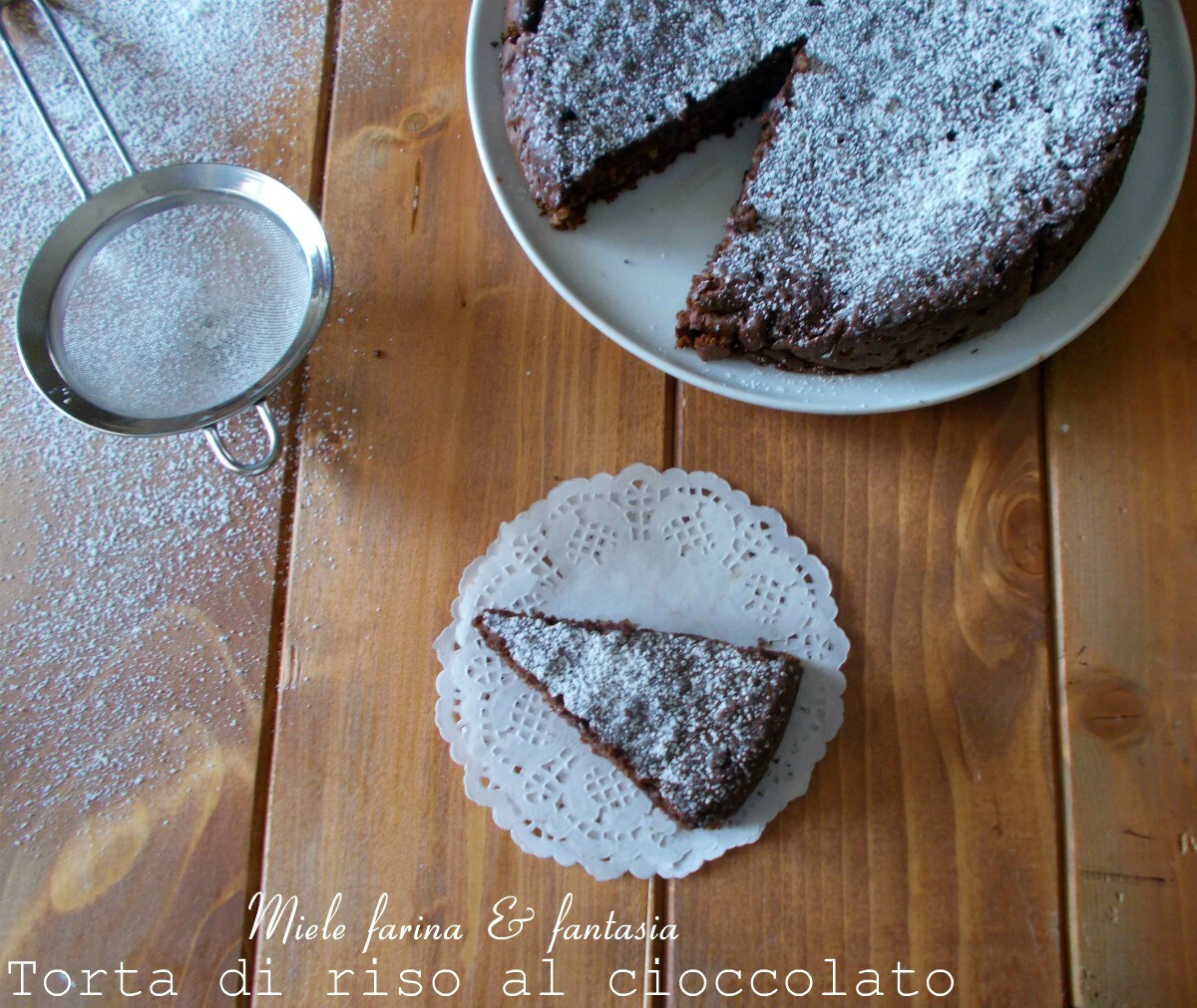 Reis- und Schokoladenkuchen