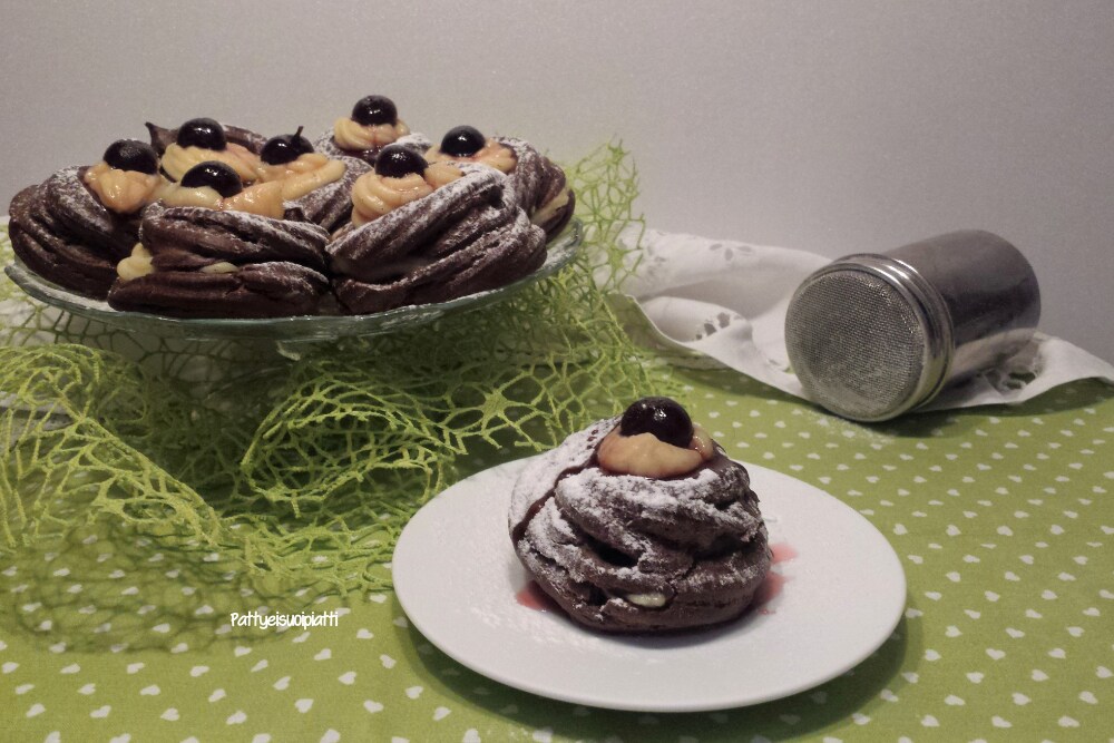 Schokoladen-Zeppole von San Giuseppe