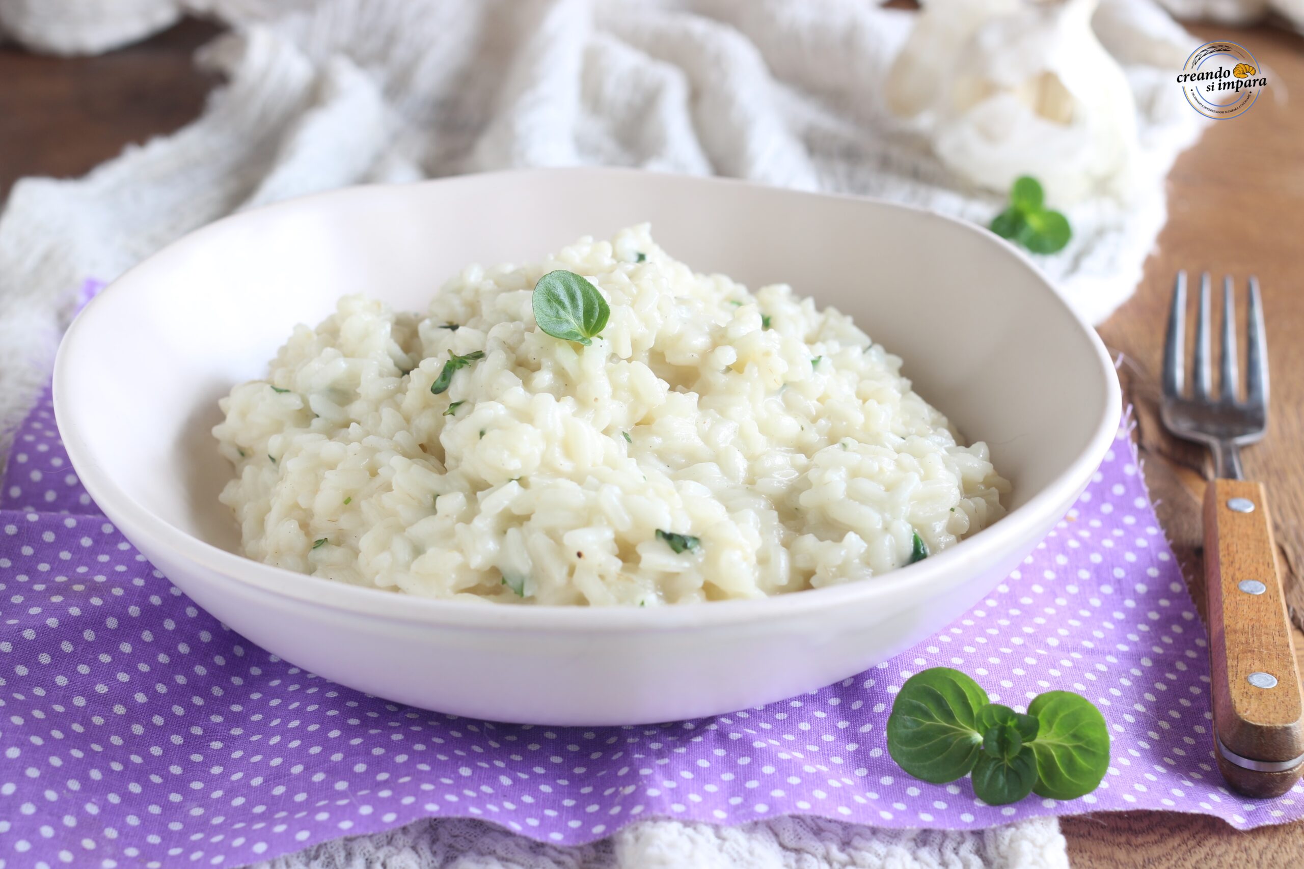 Risotto mit aromatischen Kräutern