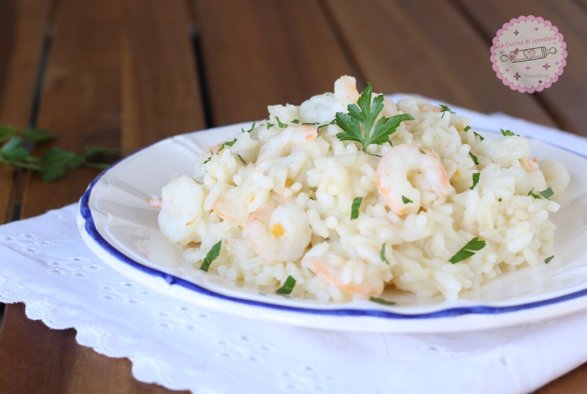 Risotto mit Garnelen