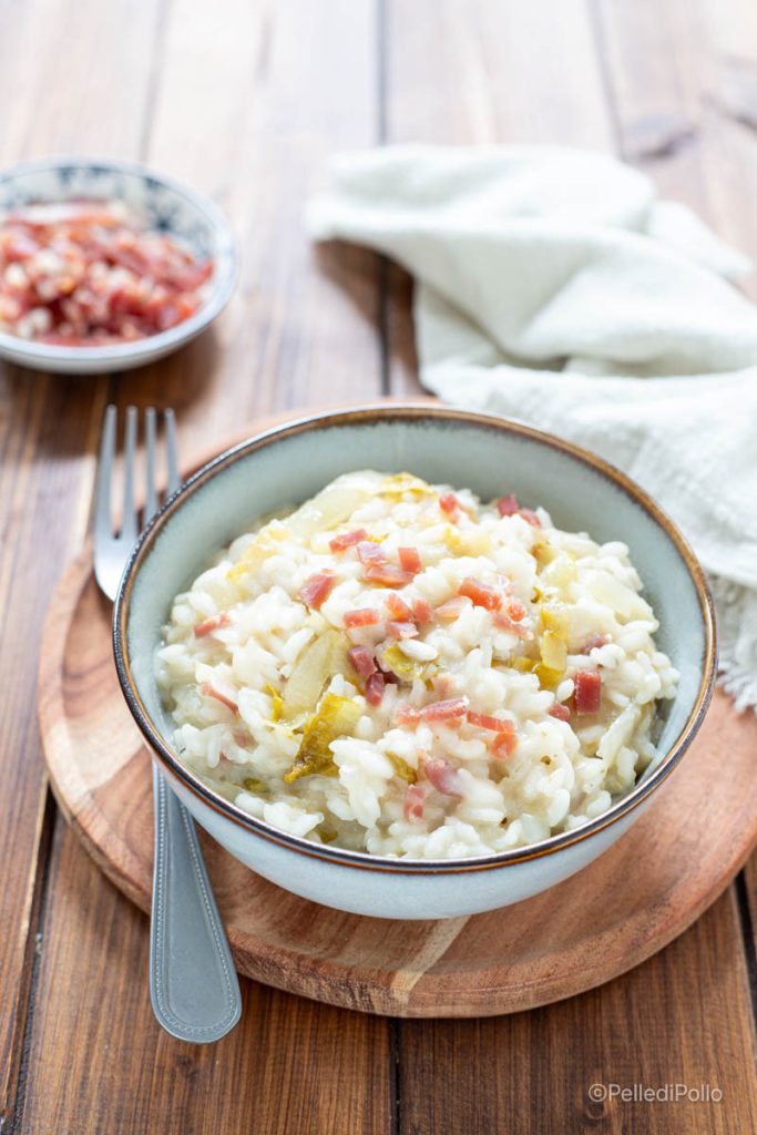 risotto mit chicorée