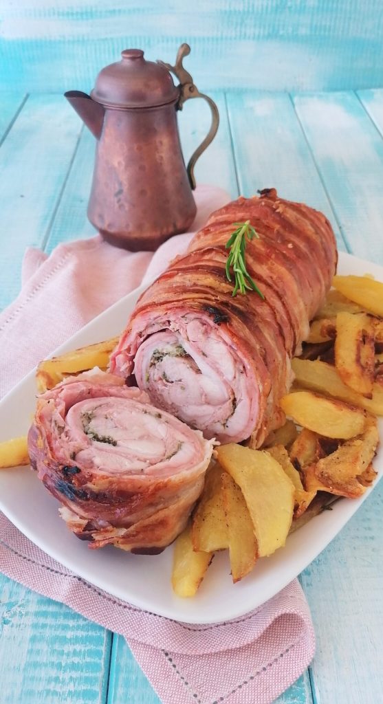 kaninchen in porchetta