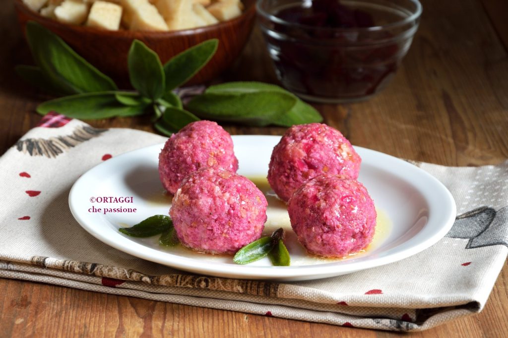 Rote-Bete-Knödel - Rote Rübe Südtirol