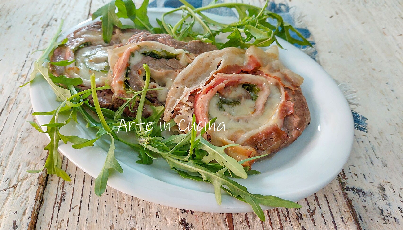 KALBSRÖLLCHEN mit SPECK in Butter