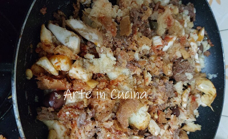 RUNDE AUBERGINEN GEFÜLLT mit FLEISCH