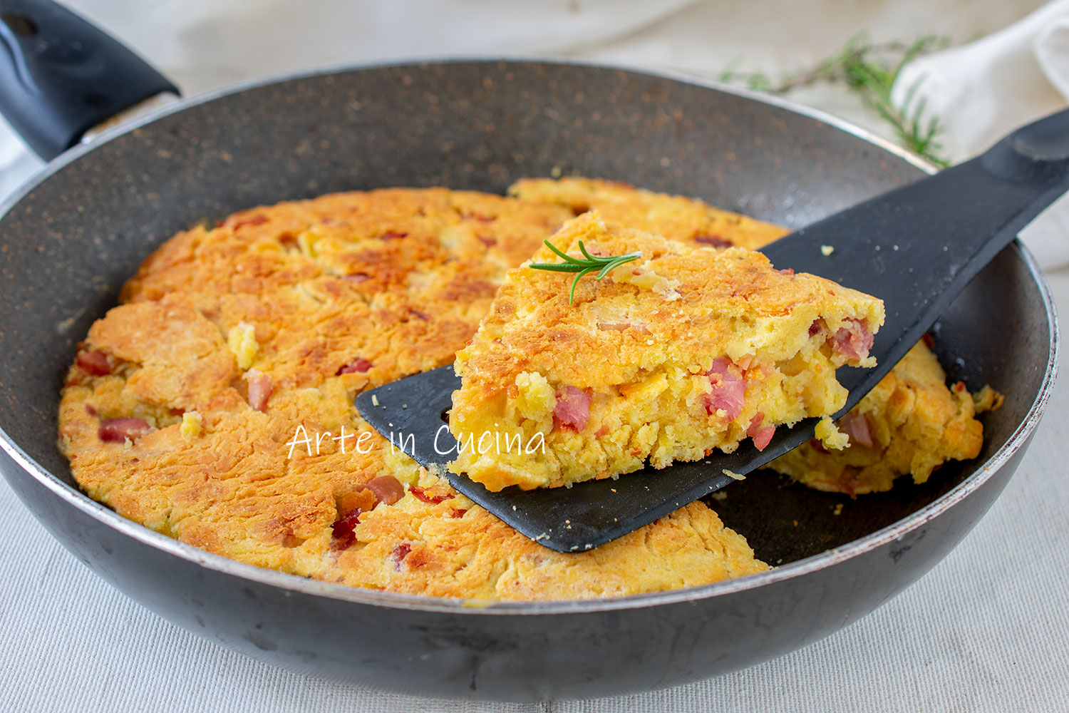 Rustikaler Kuchen 10 Minuten in der Pfanne