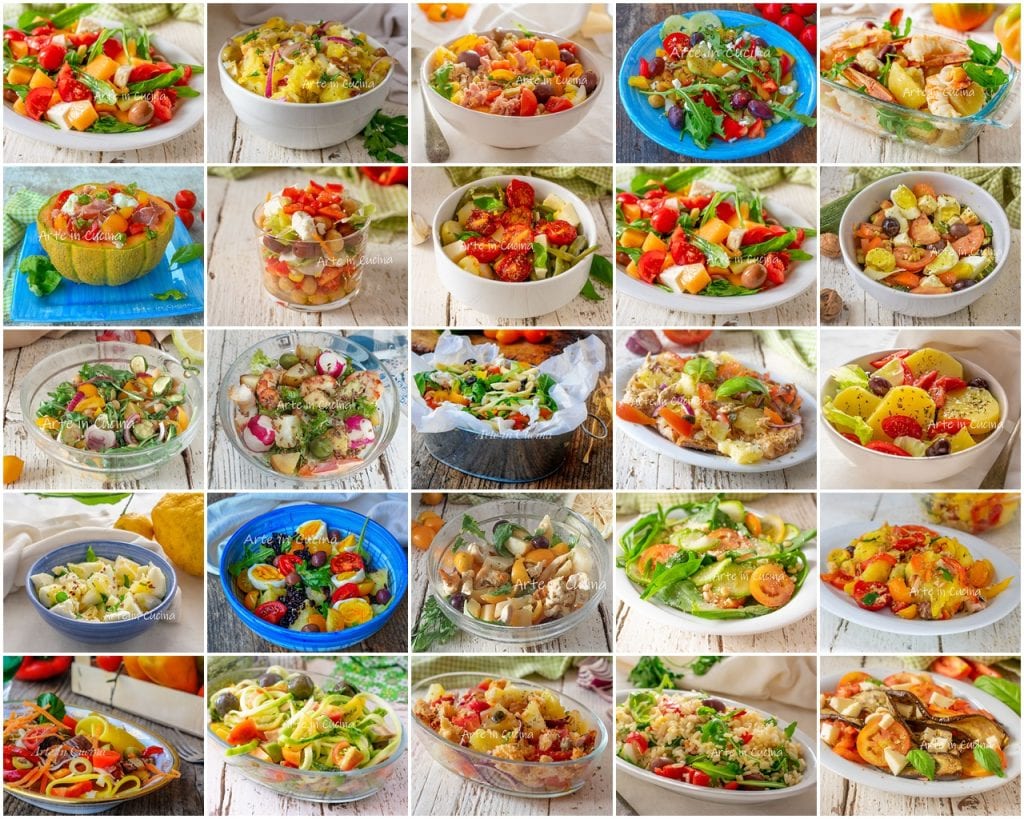 SALATE FÜR DEN STRAND ZUM MITNEHMEN