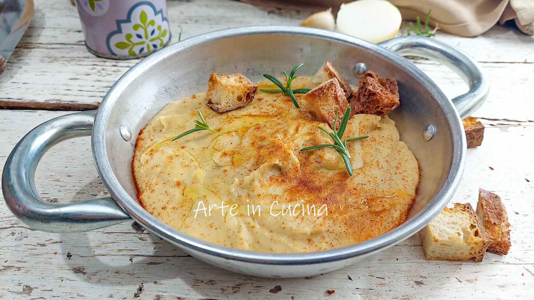 CREMIGE SUPPE aus KICHERERBSEN und KARTOFFELN