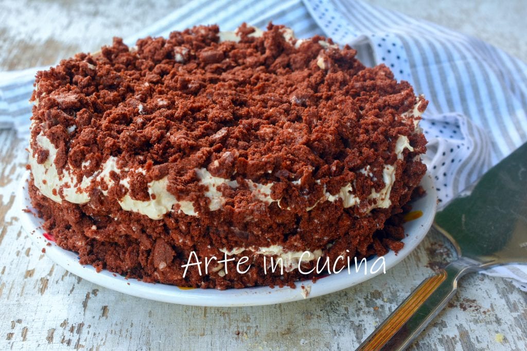 Sbriciolata Pan di Stelle Tiramisu schnelles Dessert