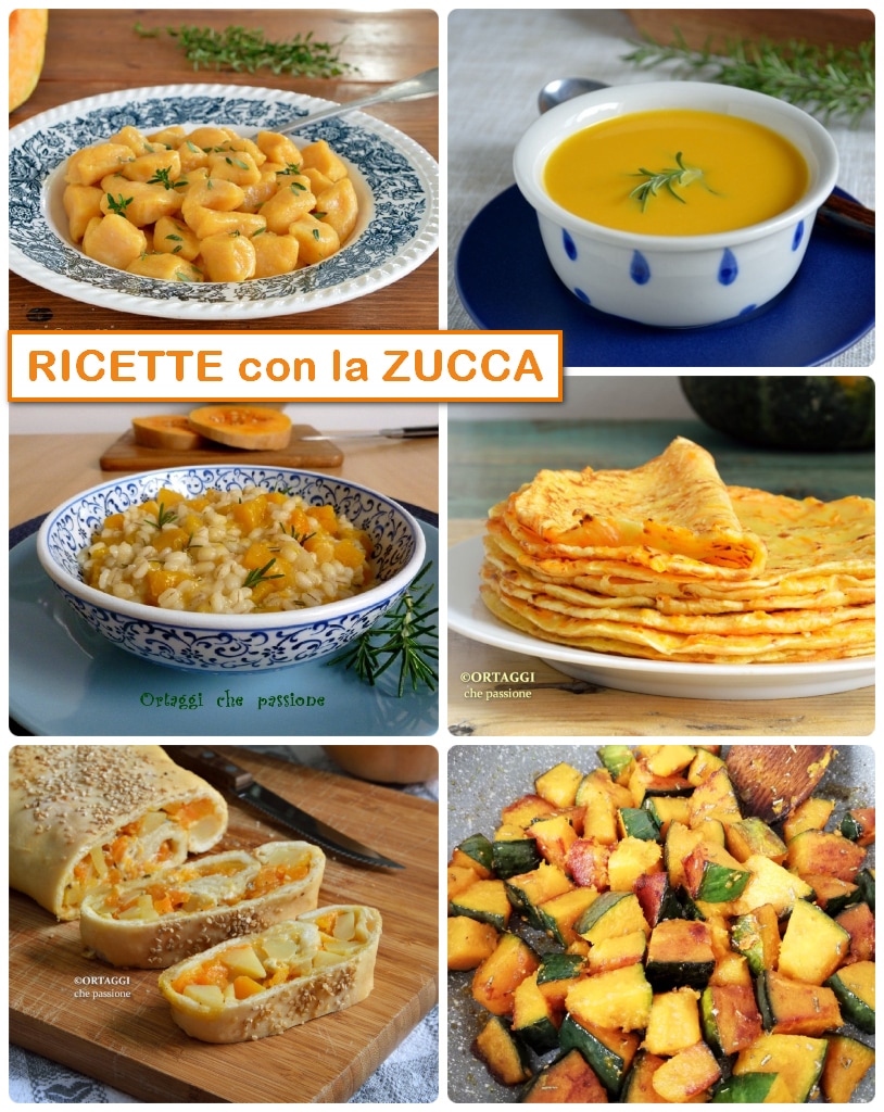 schmackhafte und SCHNELLE Kürbisrezepte - ORTAGGI che passione