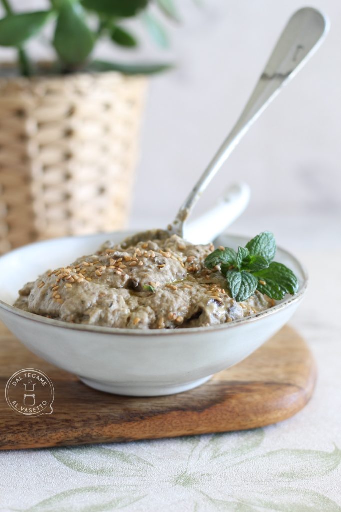 schnelle Auberginencreme mit Tahin
