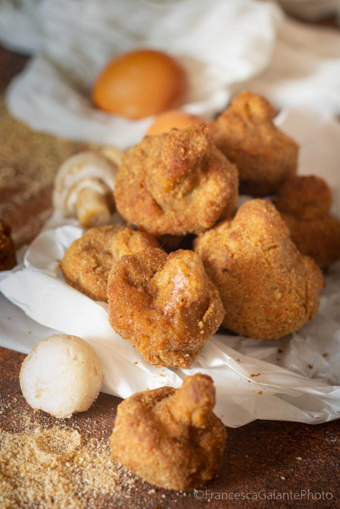 Gebackene Champignon-Schnitzel