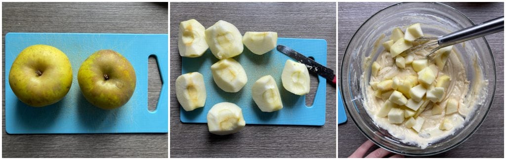 Apfelkuchen in der Heißluftfritteuse