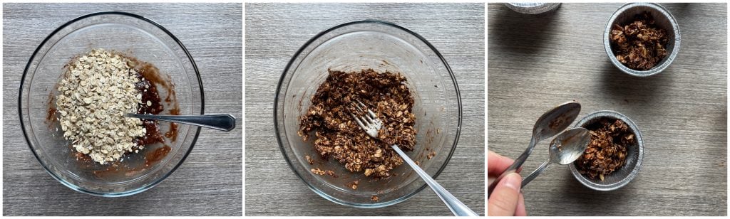 Haferkörbchen mit griechischem Joghurt