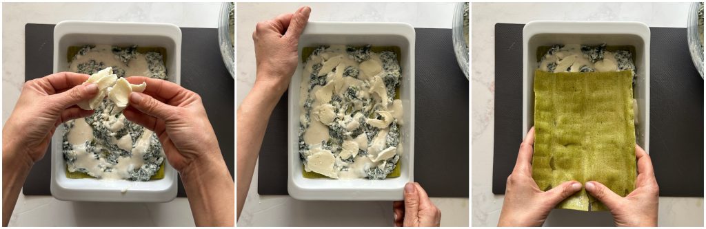 Kalorienarme Lasagne in der Mikrowelle
