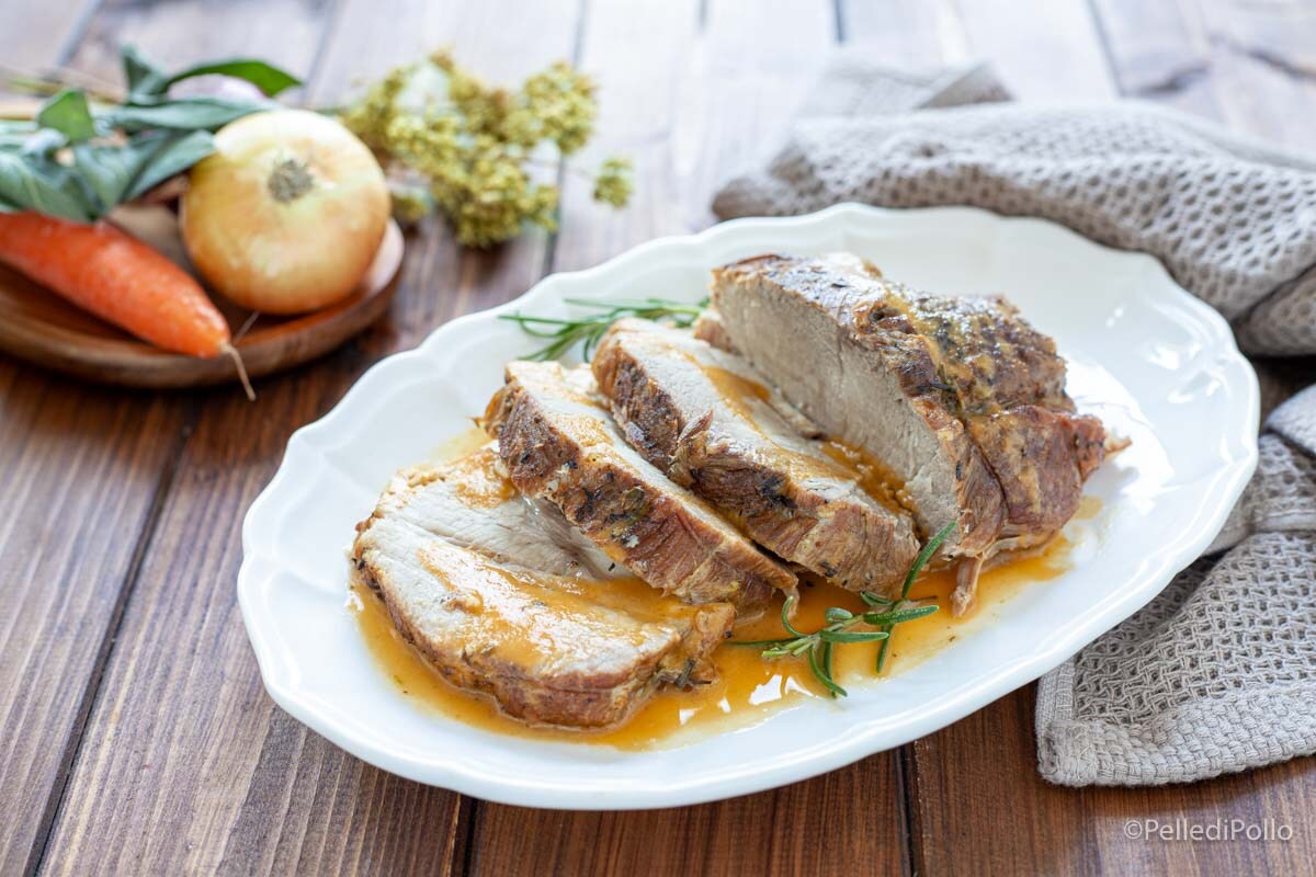 Schweineschulterbraten mit Bier