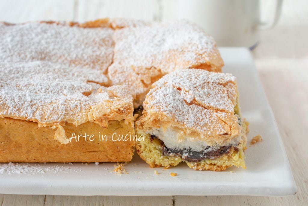 Slawischer Kuchen ohne Butter mit Nutella