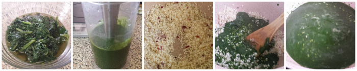 Cremiges Risotto mit Spinat