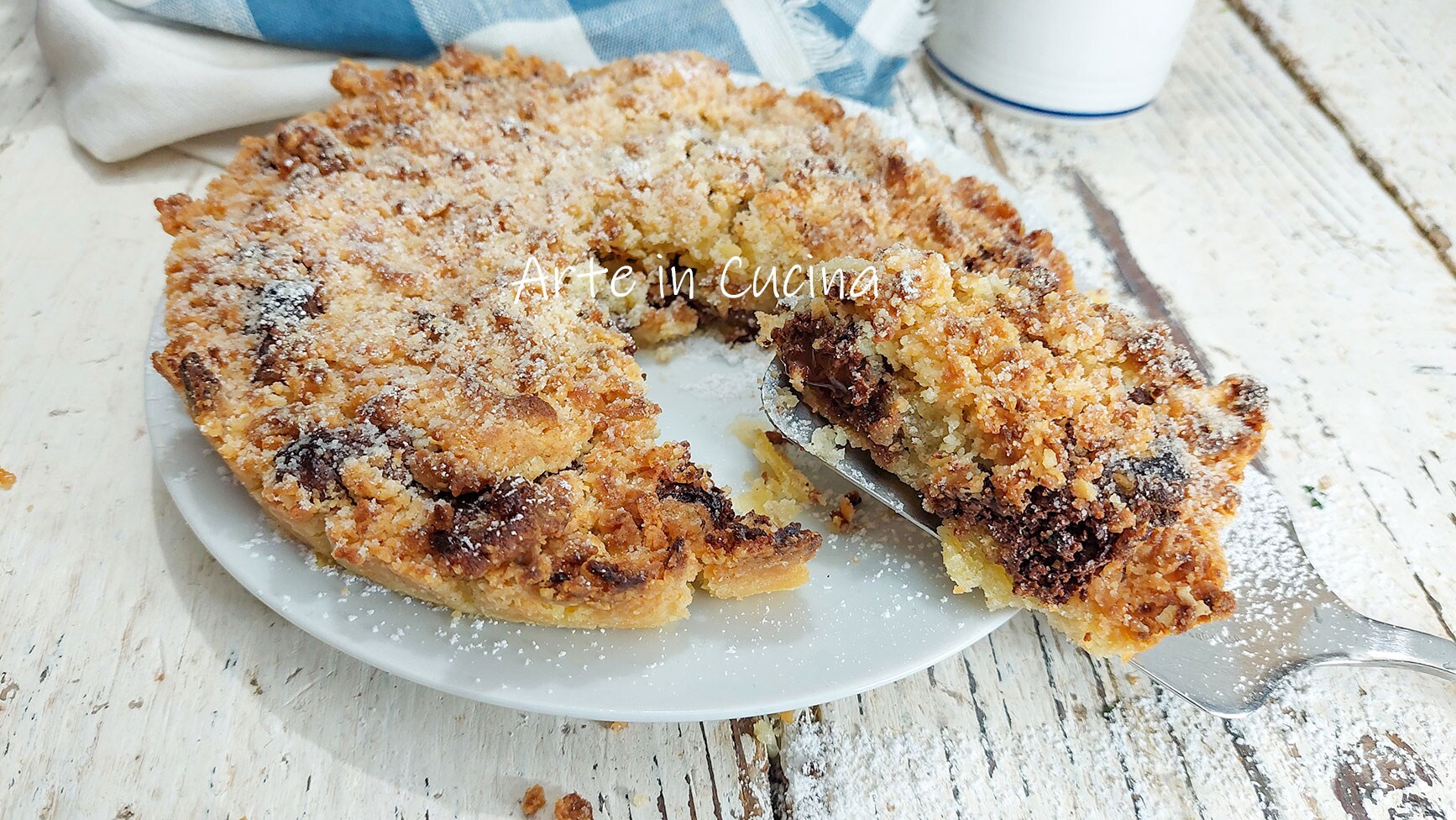 STREUSELKUCHEN mit SCHOKOLADE und NUTELLA