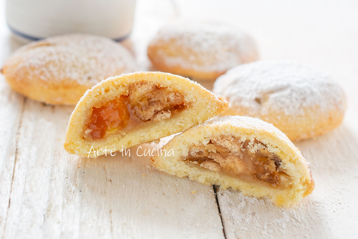 Apfelstrudel-ähnliche Kekse