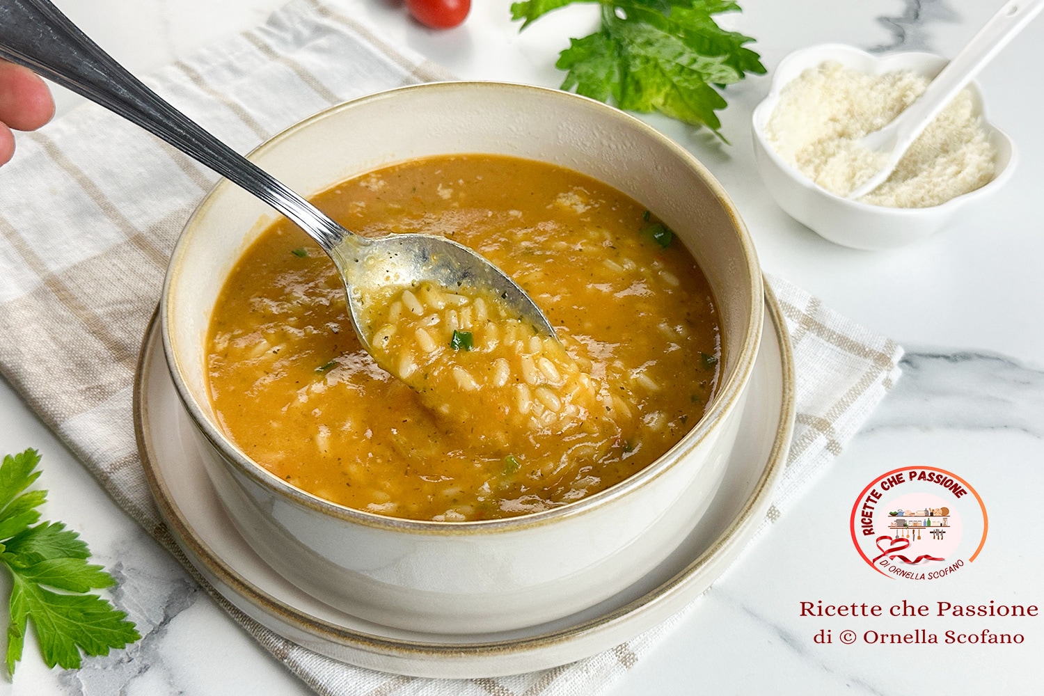 Gemüsesuppe mit Reis