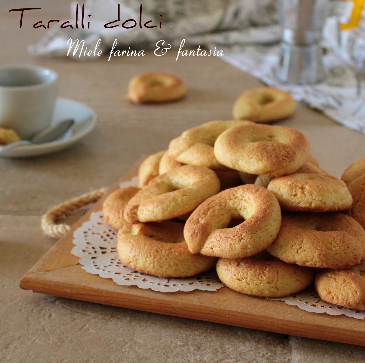 Süße Taralli. Familienrezept