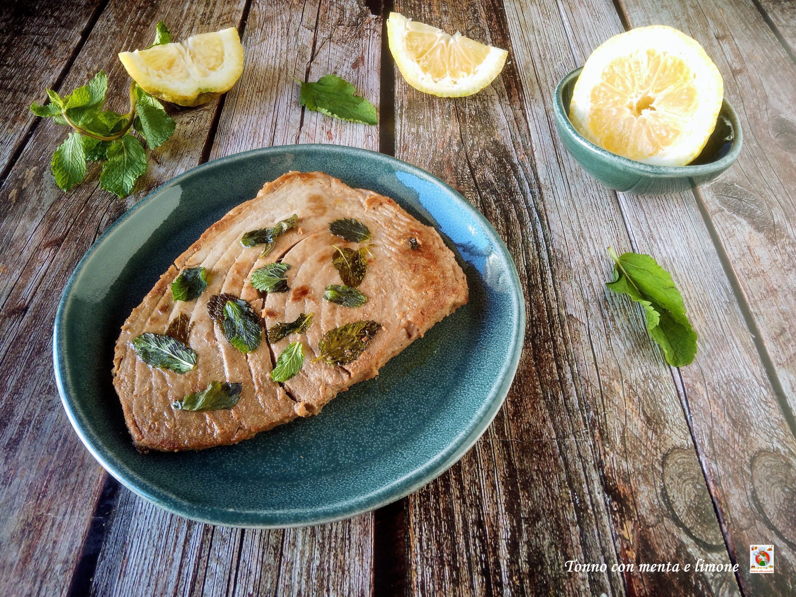 Thunfisch mit Minze und Zitrone