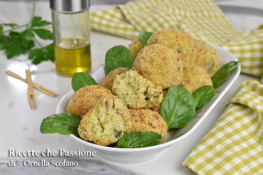 Thunfisch- und Kartoffelbällchen in der Heißluftfritteuse