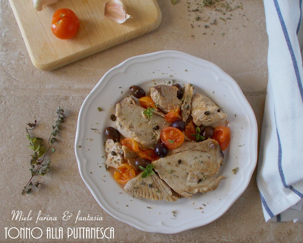 Frischer Thunfisch alla Puttanesca