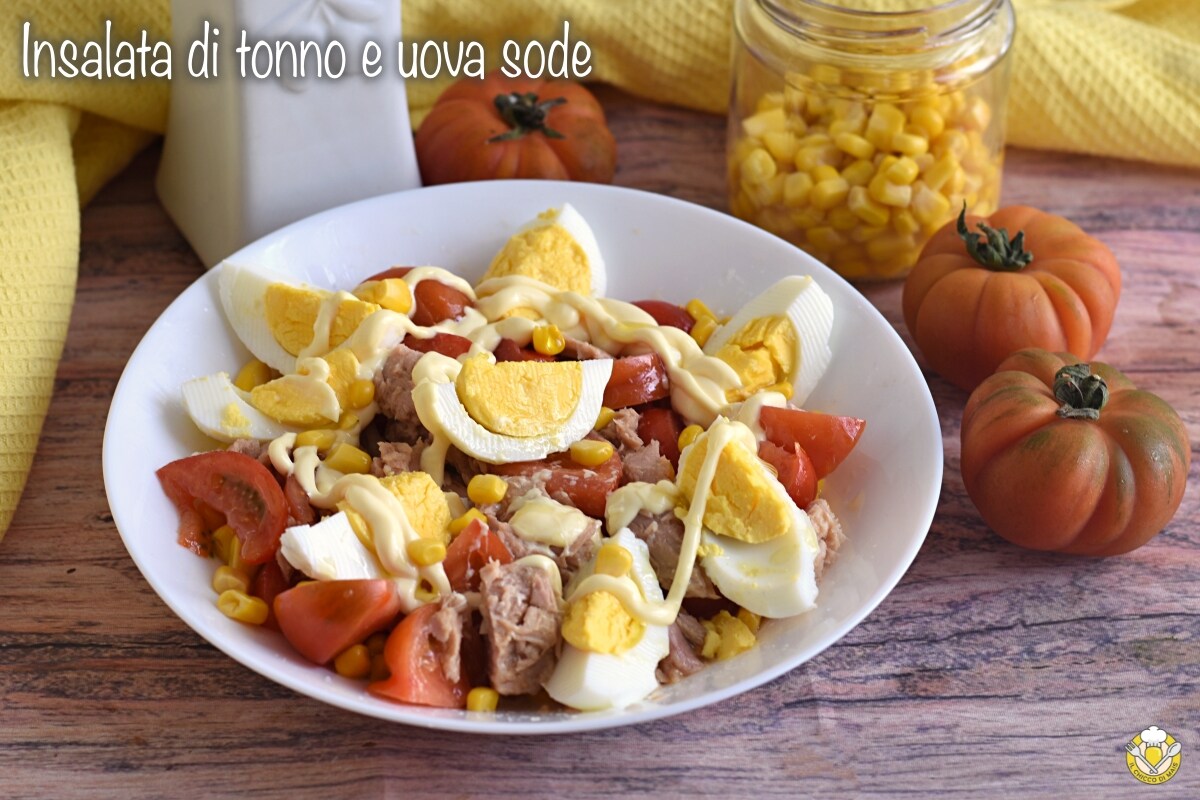 Thunfischsalat mit hartgekochten Eiern