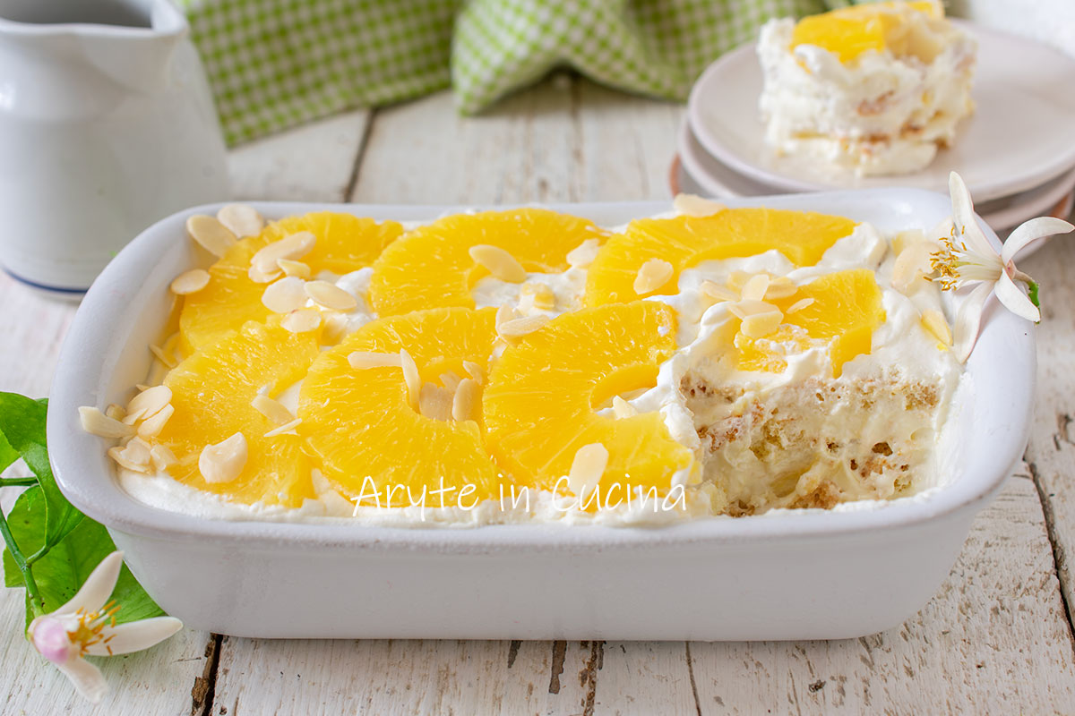 Ananas-Mascarpone-Tiramisu ohne Eier