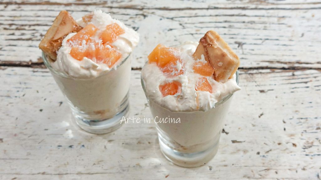 TIRAMISÙ MELONE und glasierte Blätterteiggebäck