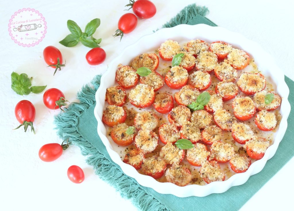 überbackene Kirschtomaten