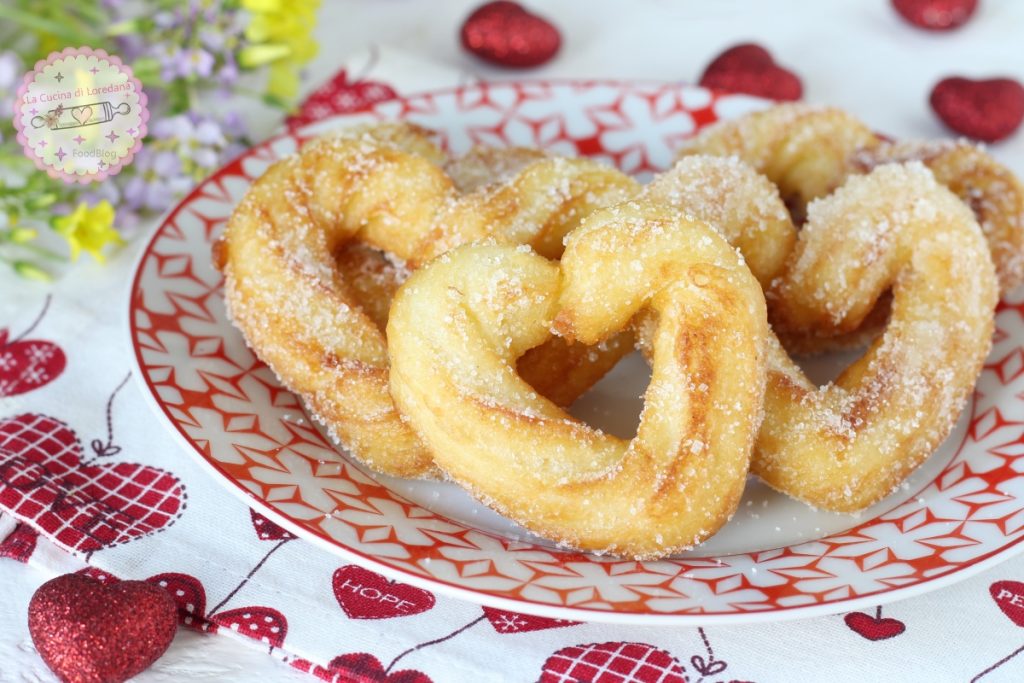 Valentinstag-Krapfen