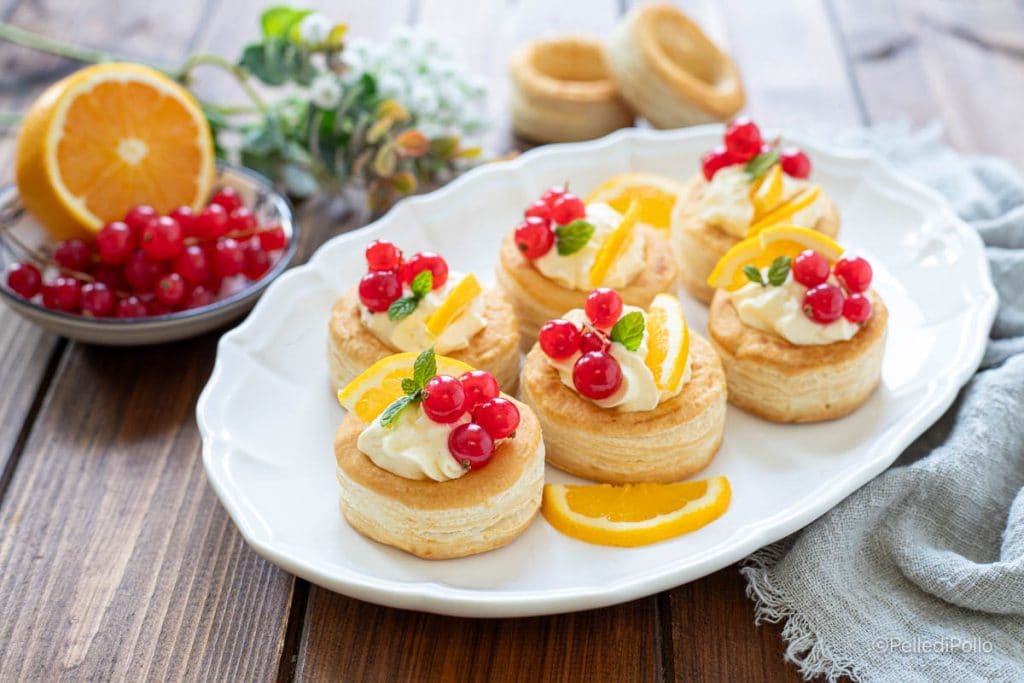 süße Vol-au-vents