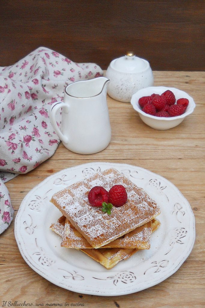 einfache und schnelle Waffeln vert