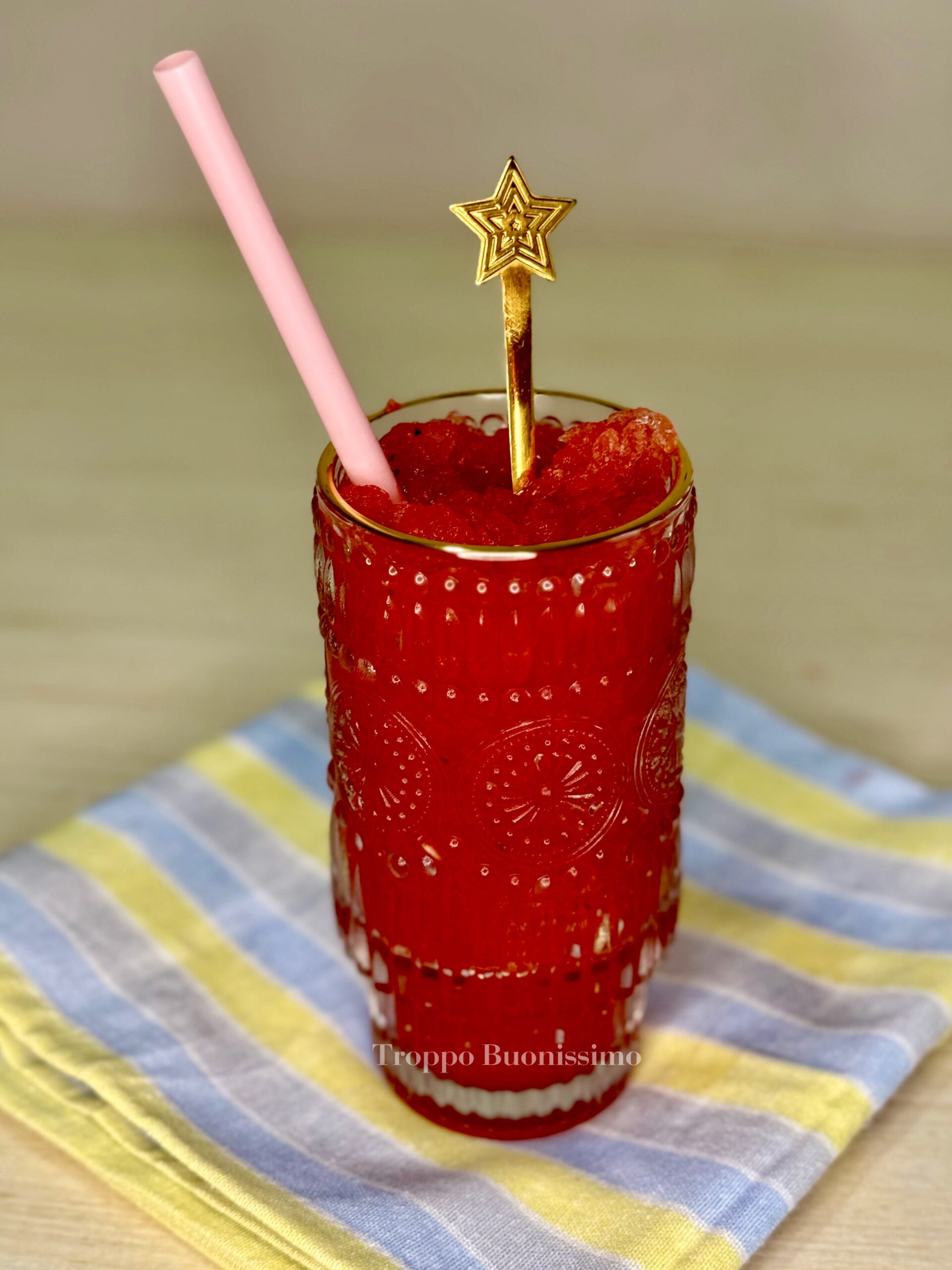 Wassermelonen-Granita ohne Eismaschine
