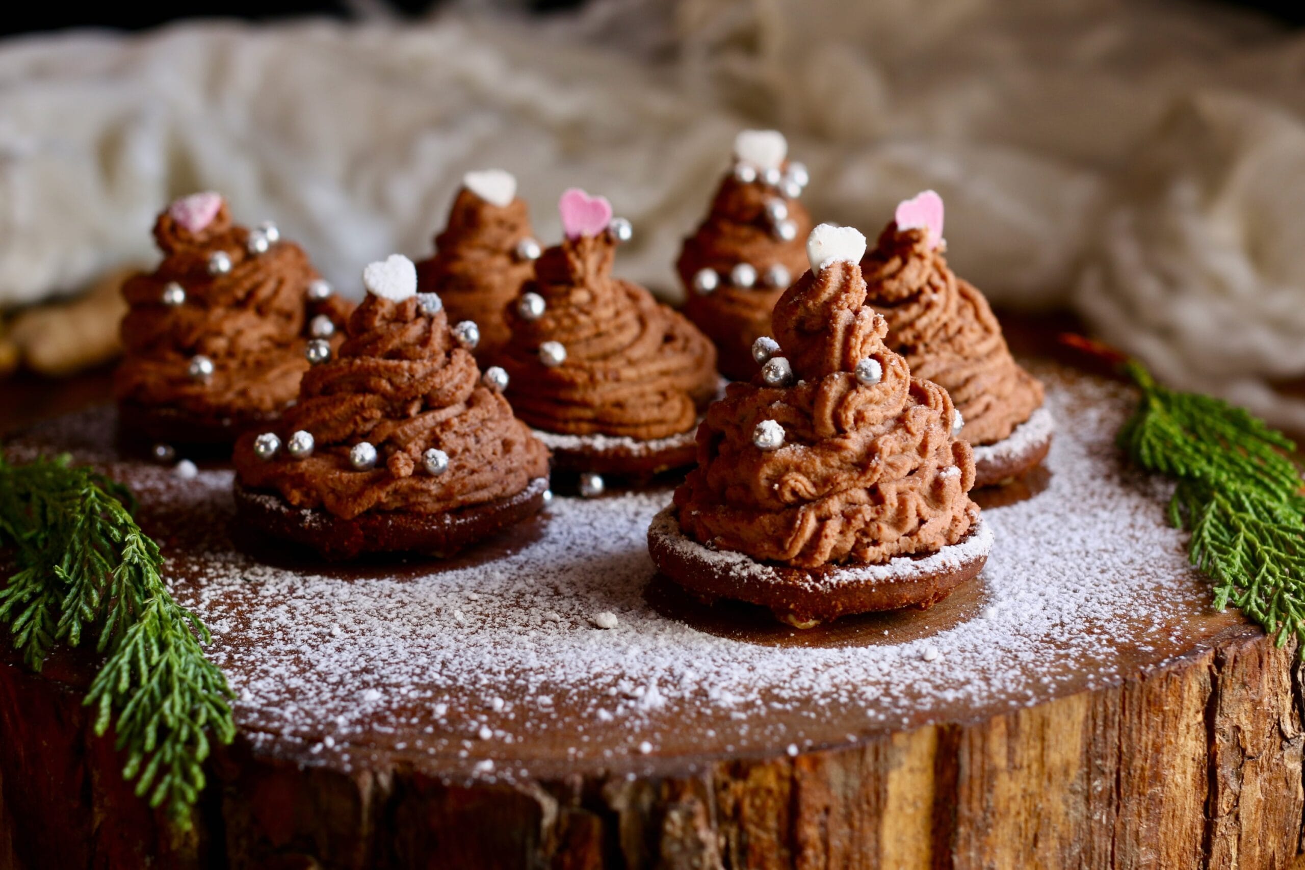 Weihnachtsbäume aus Pan di Stelle