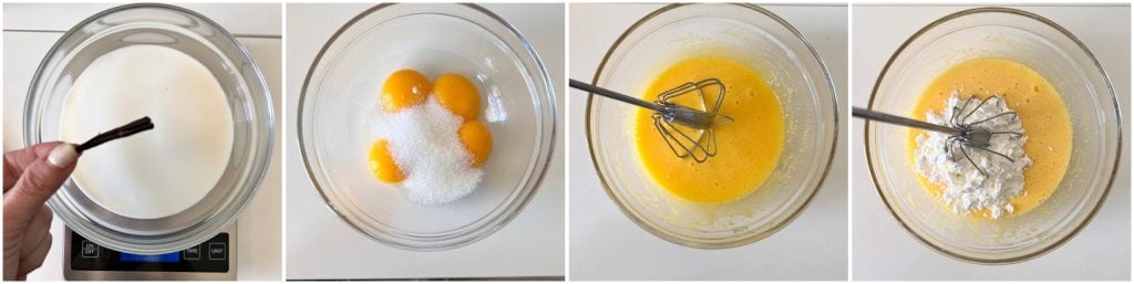 wie man weißen Pudding im Glas in der Mikrowelle macht