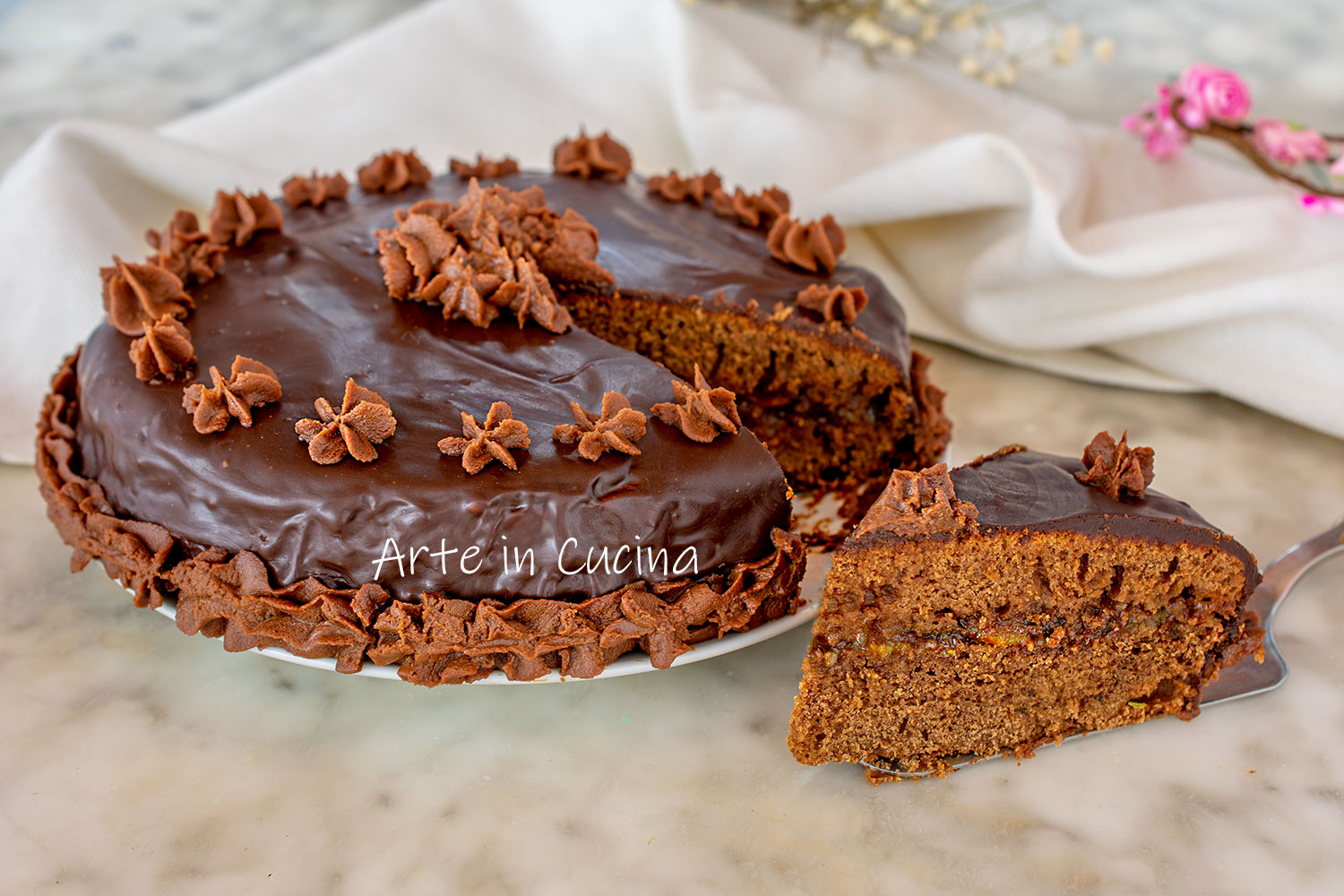 Wiener Schokoladenkuchen ohne Butter und Gluten