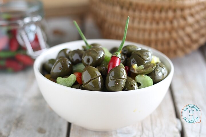 Zerdrückte Oliven Rezept auf kalabrische Art