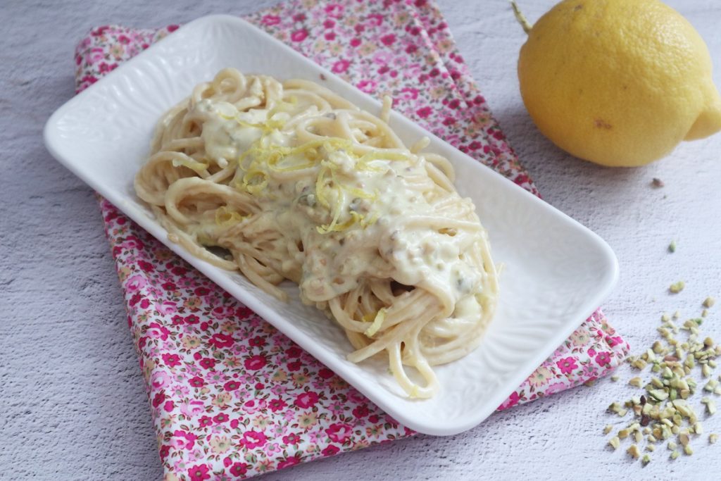 Cremige Zitronenspaghetti