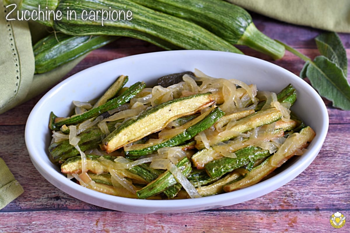 Zucchini im Carpione