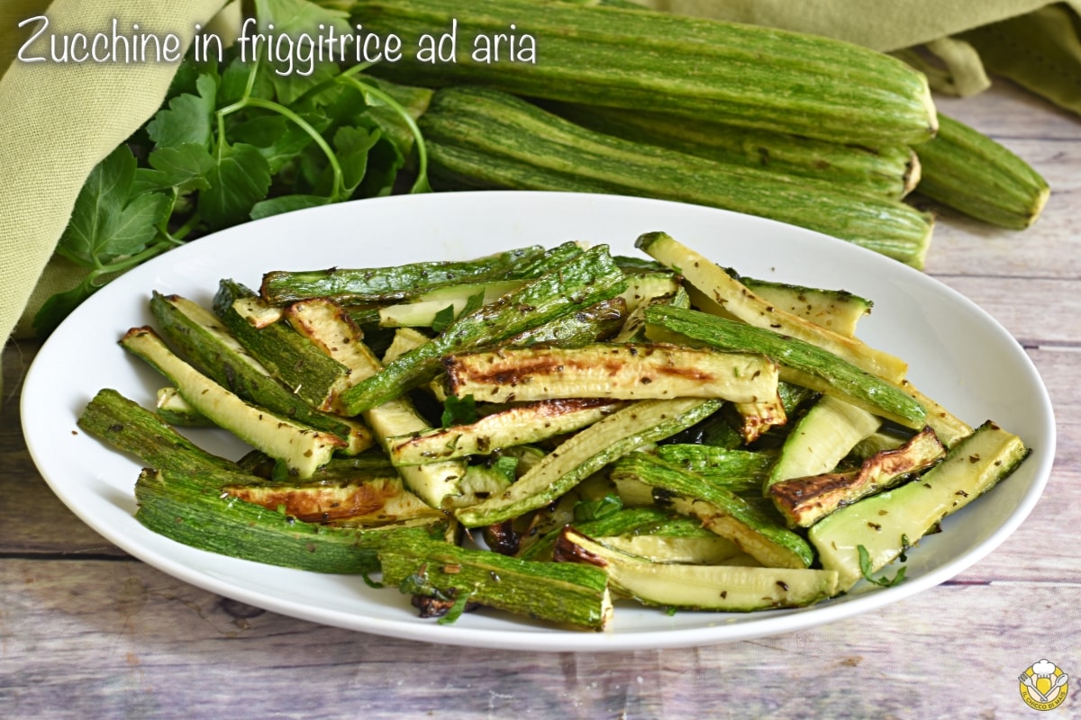 Zucchini in der Heißluftfritteuse