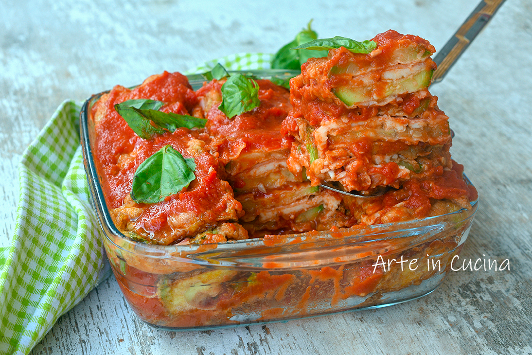 Zucchini-Parmesan in der Pfanne